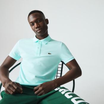 Lacoste Slim Fit Polo in Petit Piqué - Polo Pánské Tyrkysové | CZ-nGYArk